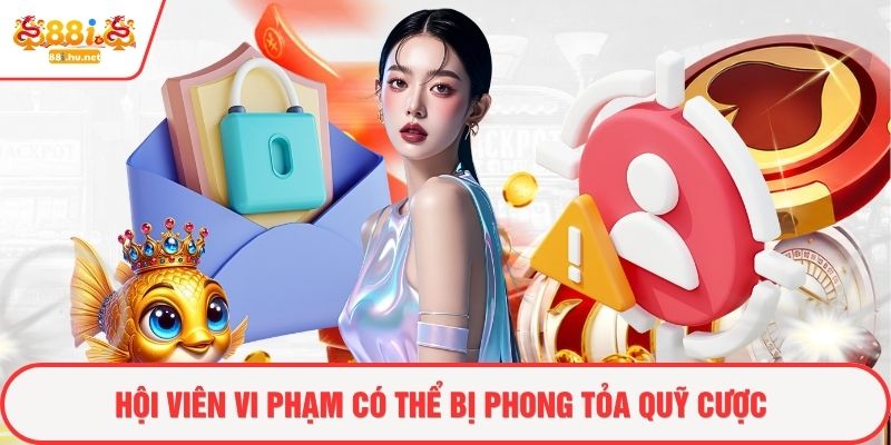 Hội viên vi phạm có thể bị phong tỏa quỹ cược